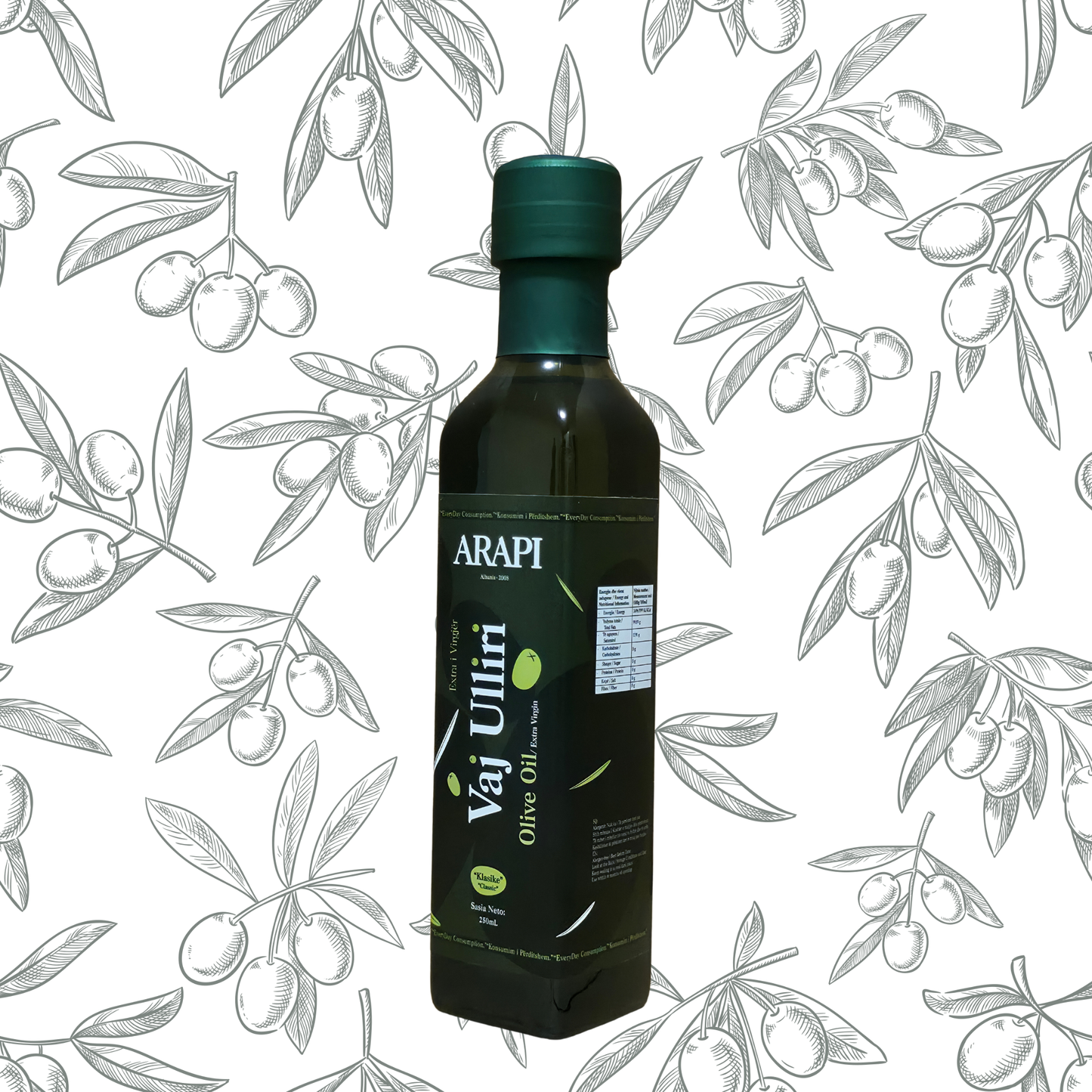 ARAPI Classic Extra Virgin Olive Oil – 750ml / 500ml / 250ml